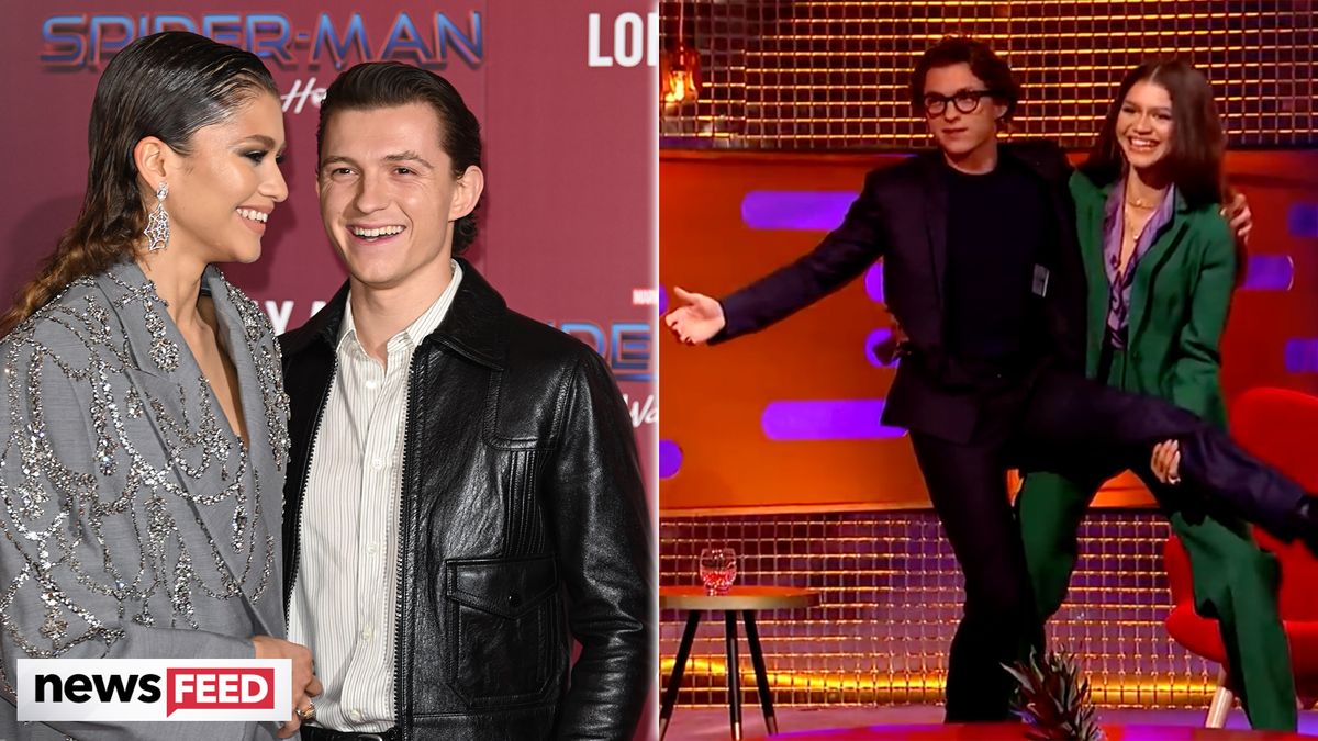 preview for Tom Holland & Zendaya's MUST-SEE Moments During 'Spider-Man' Press Tour!