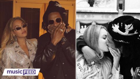 preview for Beyonce Shares RARE PDA-Filled Photos With Jay-Z!