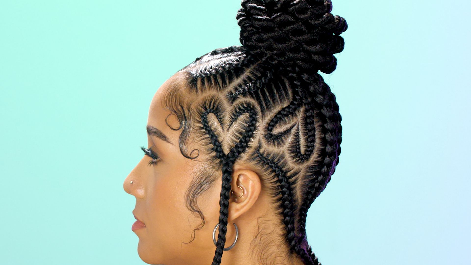 What are the best hairstyles for a black female with a heart