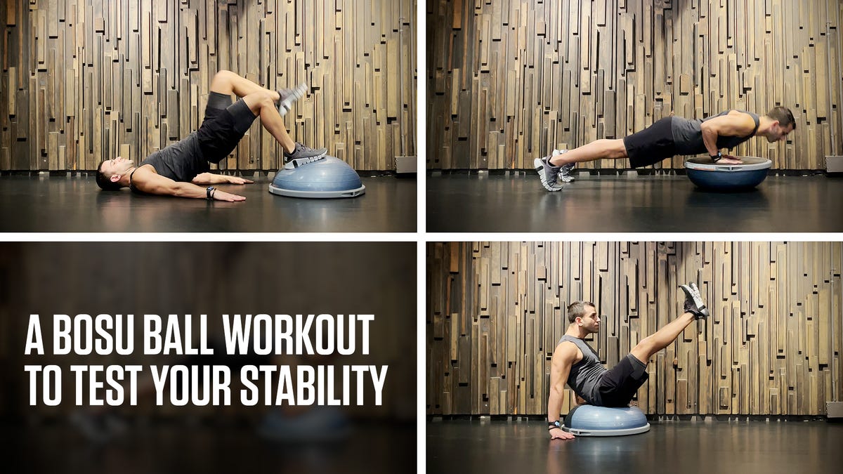 preview for A Bosu Ball Workout to Test Your Stability