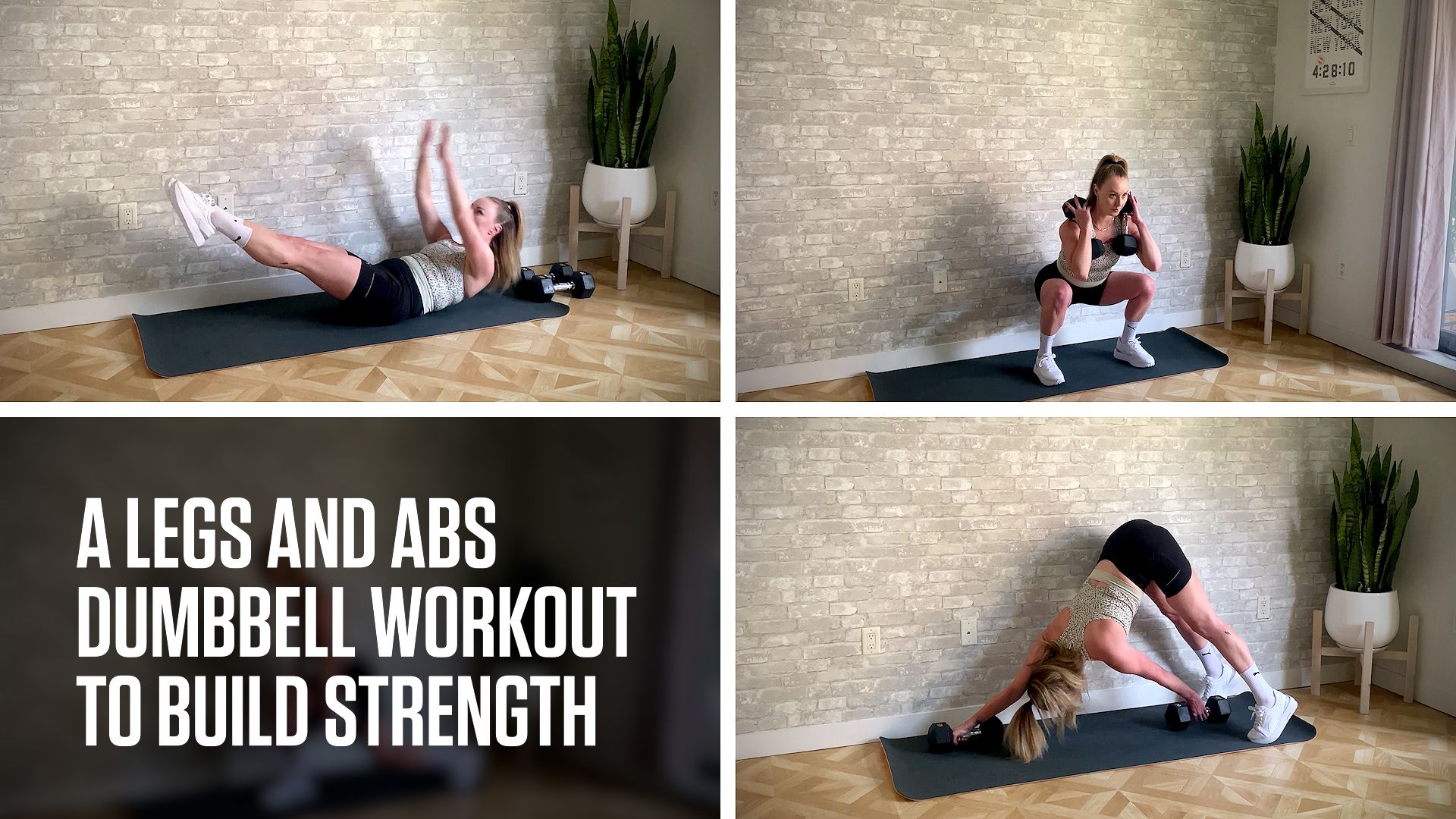 This Dumbbell Legs and Abs Workout Will Build Power and Stability