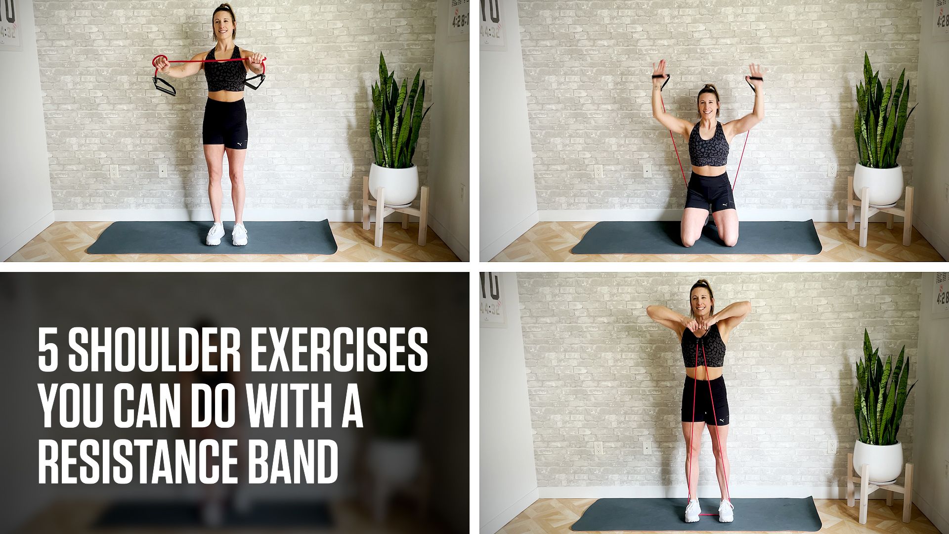 A Resistance Band Shoulder Workout for Runners