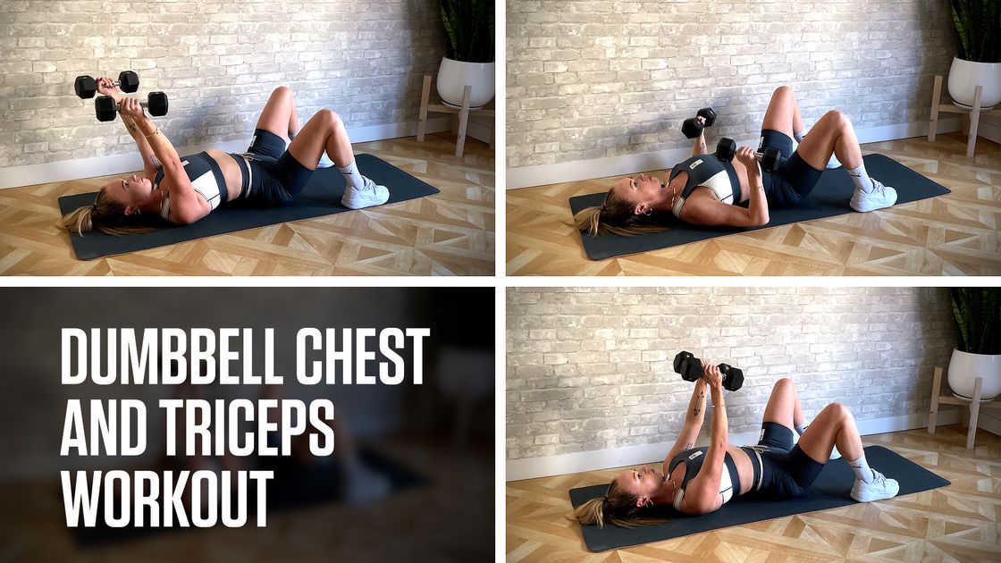 preview for Dumbbell Chest and Triceps Workout