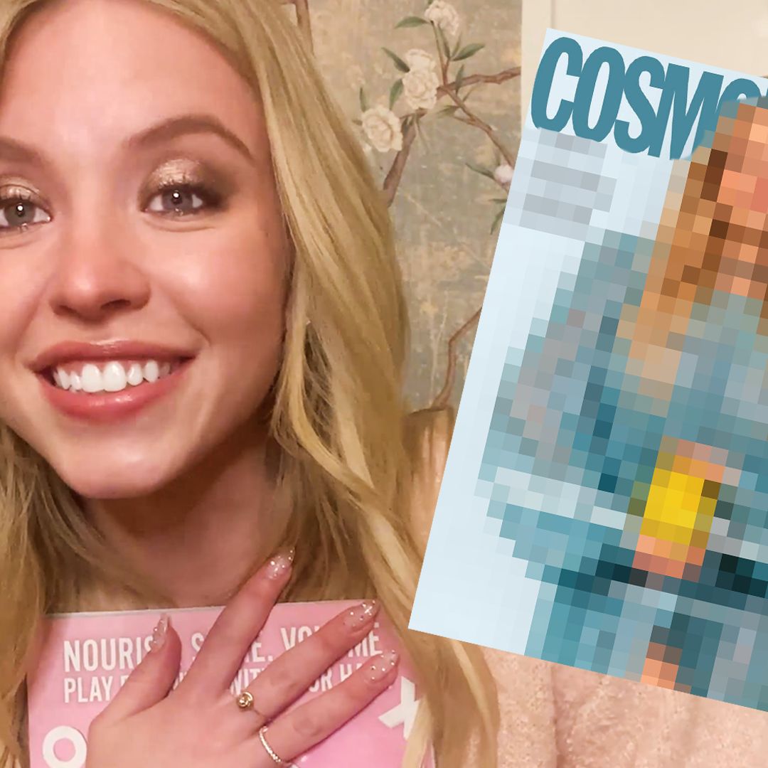 Sydney Sweeney Cried Seeing Her First-Ever Cosmo Cover!  😭😭😭