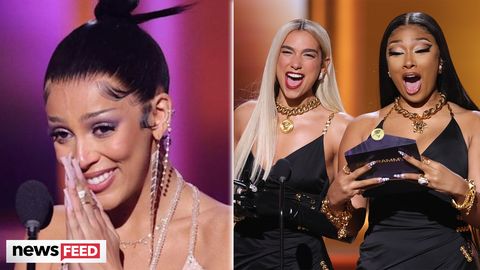 preview for The Grammys 2022 MUST-SEE Moments! (Doja Cat Crying, Dua Lipa Vs. Megan The Stallion & More!)