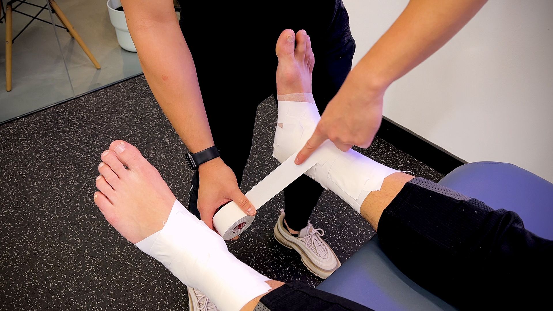Ankle Joint Strapping - The Go To Physio