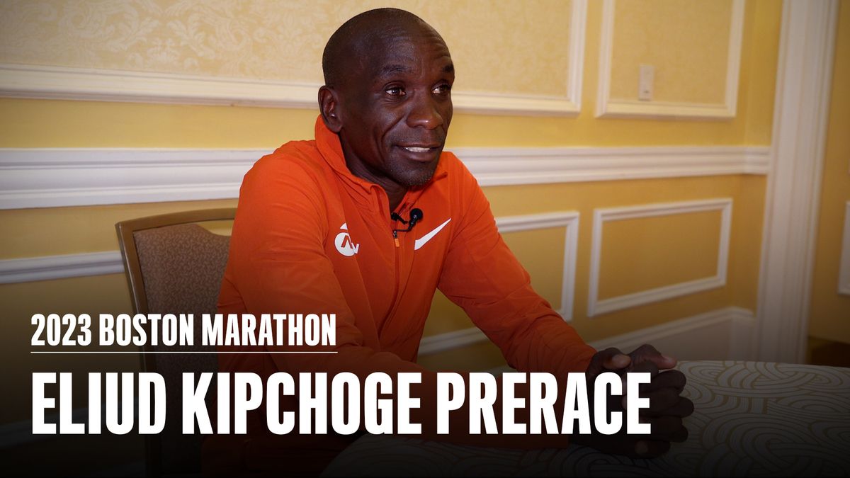 preview for Eliud Kipchoge Shares How He Stays Calm Heading into 2023 Boston Marathon