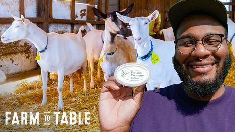 preview for How Handmade Farmstead Goat Cheese Is Made & How To Cook With It