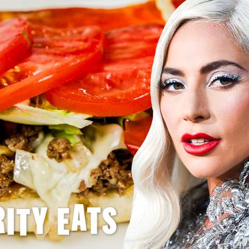 celebrity eats lady gaga