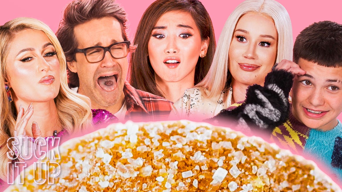 preview for Watch Your Favorite Celebs Try The Most Sour Candy In The World