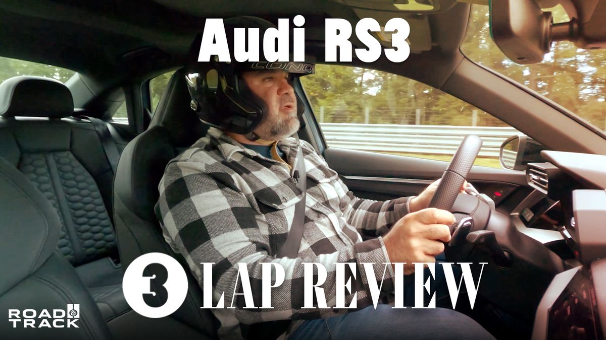 preview for 2023 Audi RS3 3-Lap Review - Tested at Performance Car of the Year 2023