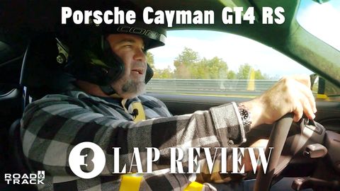 preview for 2022 Porsche Cayman GT4 RS 3-Lap Review - Tested at Performance Car of the Year 2023