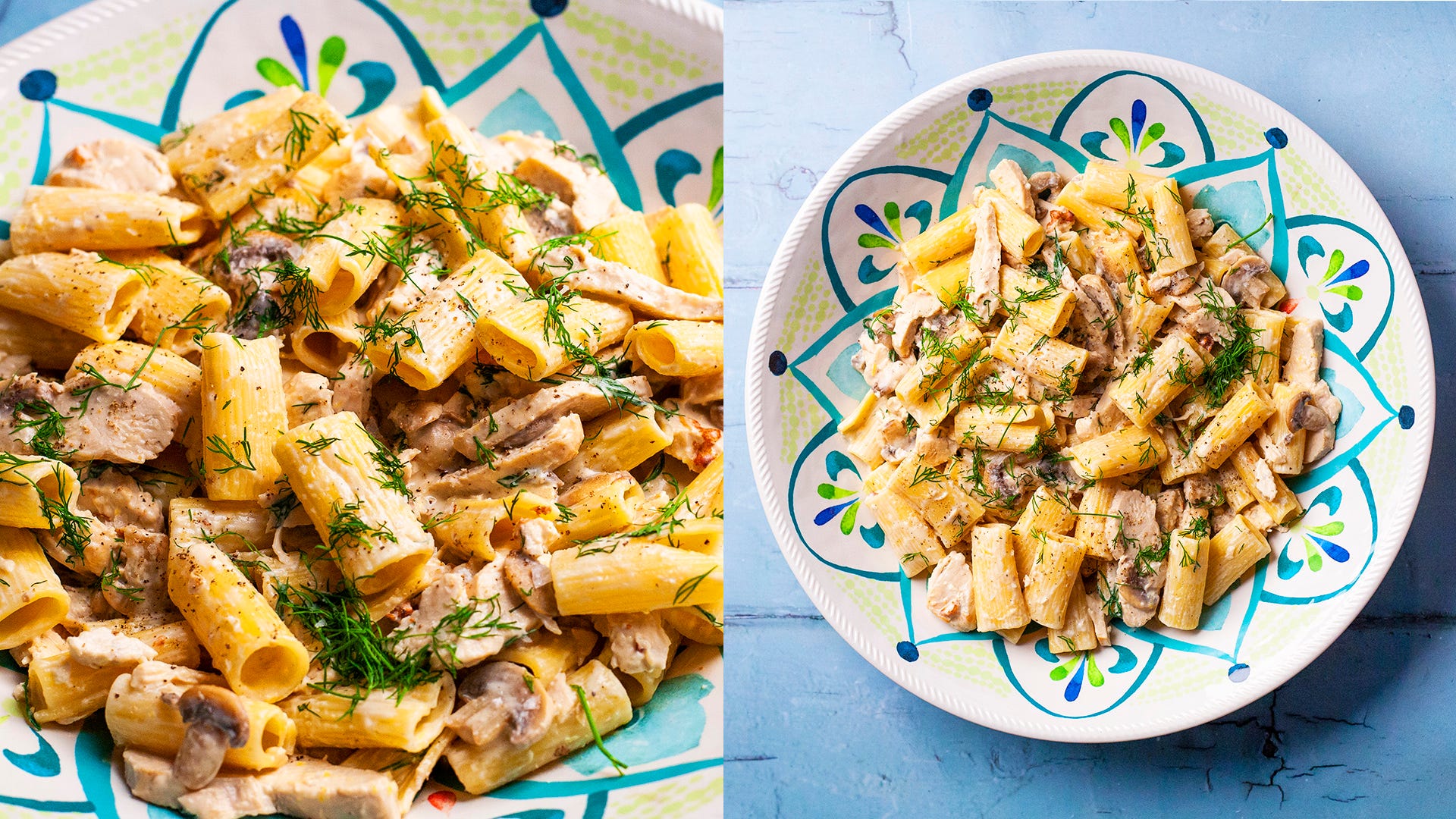 Leftover Chicken Pasta