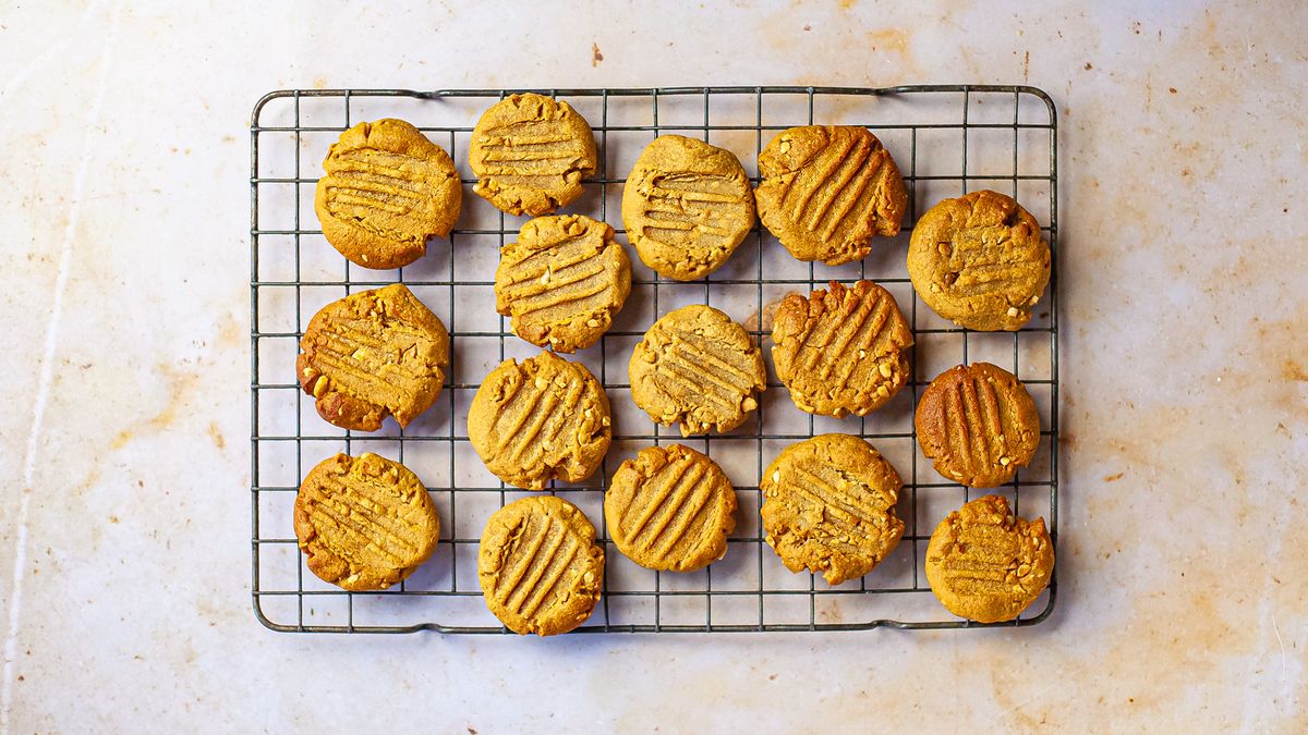 preview for Three-ingredient peanut butter cookies