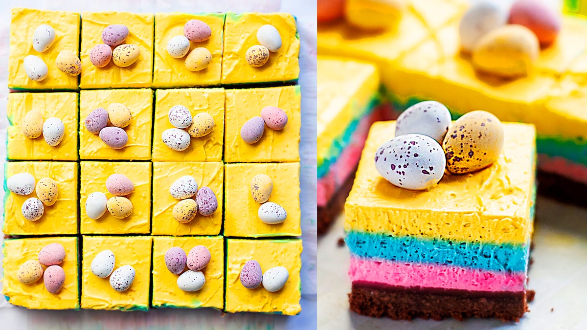 preview for Mini Egg Cheesecake Squares