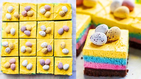 preview for Mini Egg Cheesecake Squares