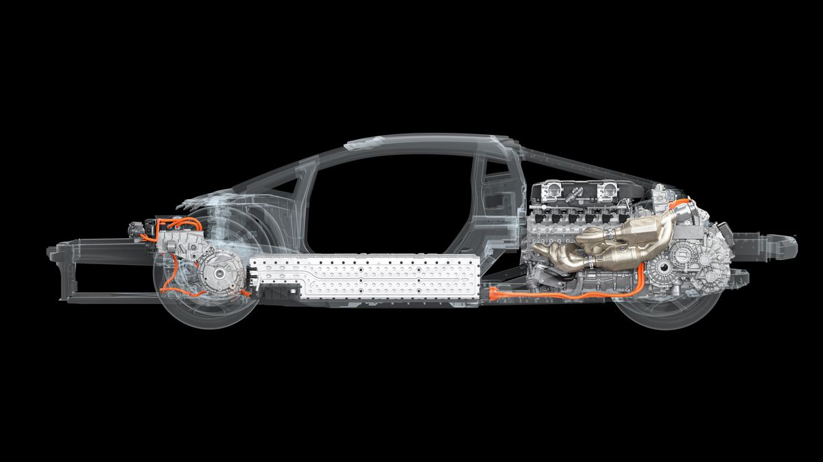 preview for El próximo supercar de Lamborghini es híbrido enchufable