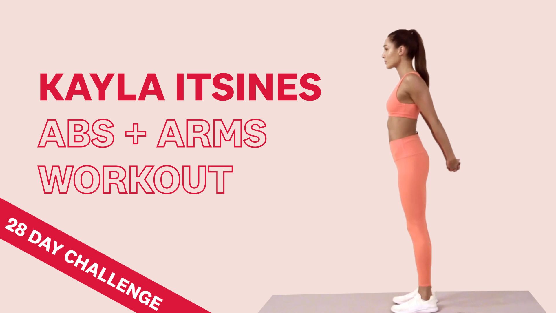 Kayla Itsines' 28-day Home Workout Plan - No Kit Needed