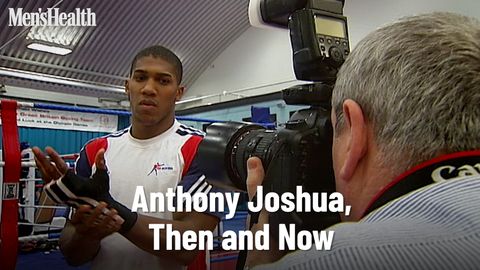 preview for Anthony Joshua, Then and Now.