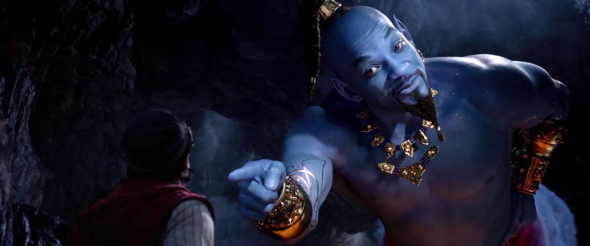 Aladdin's Will Smith is totally OK with you mocking his Genie