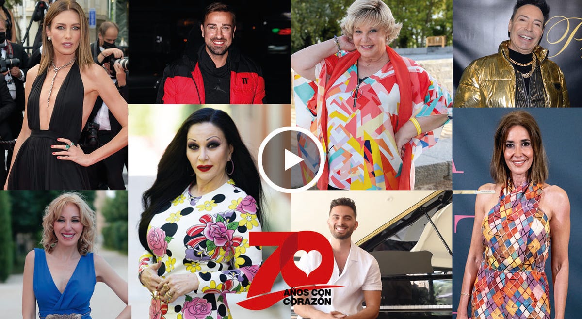 alaska, karina, rafa mora y suso Álvarez nos felicitan el 70 aniversario