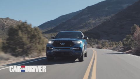 preview for Driving the 400-HP 2020 Ford Explorer ST