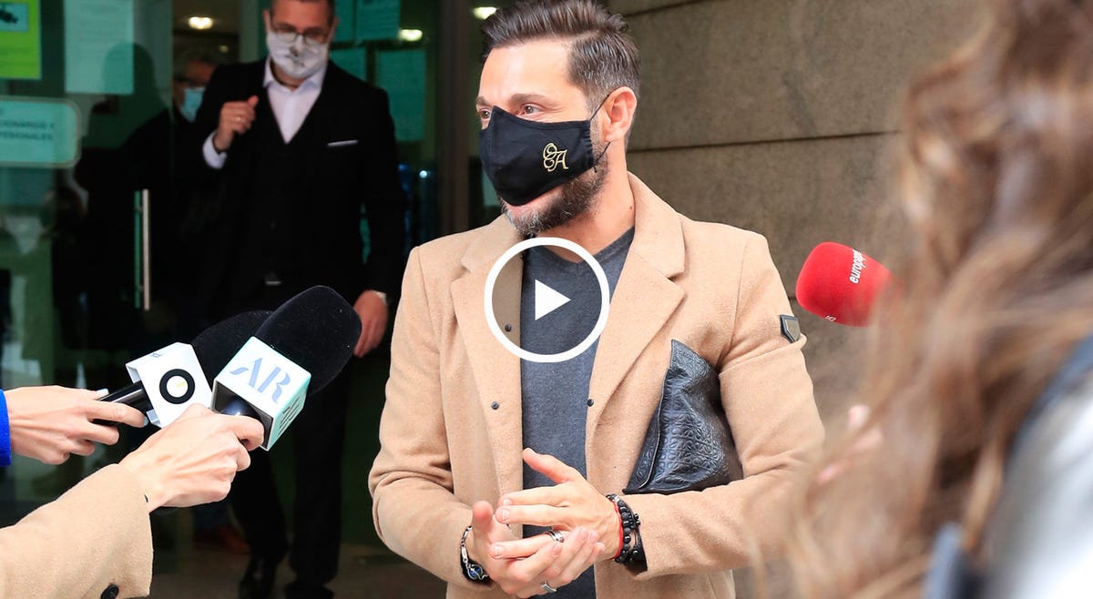 antonio david habla a la salida del juzgado tras declarar contra rocío carrasco por la pensión de su hijo