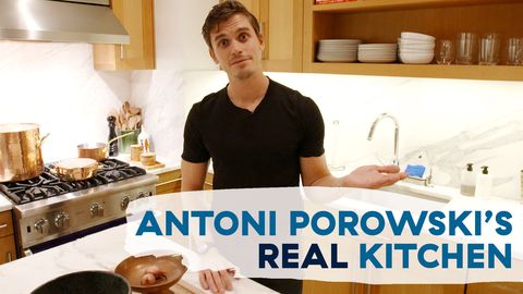 preview for Queer Eye's Antoni Porowski Gives A Sneak Peek Inside His Kitchen