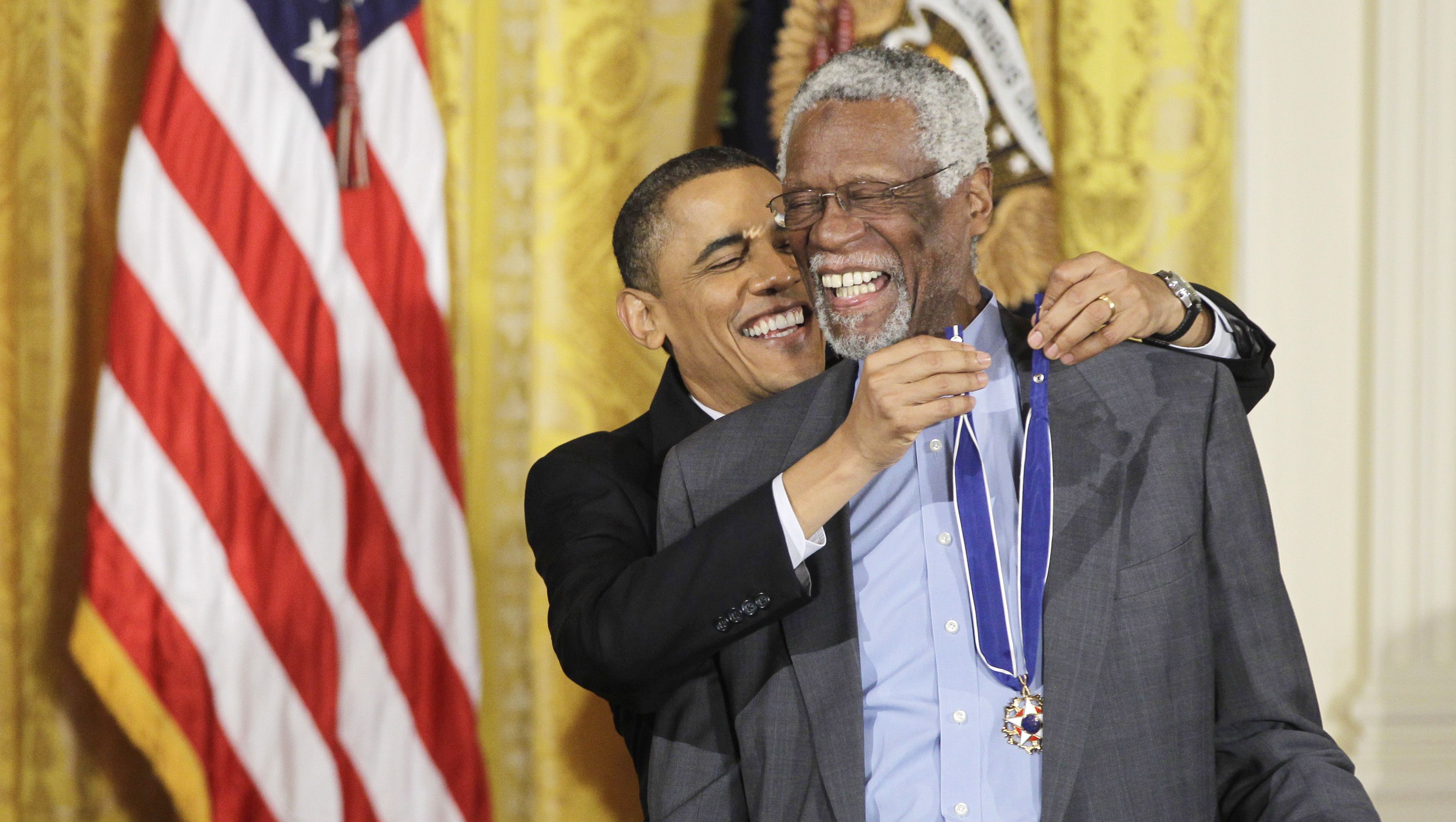 NBA unveils No. 6 patch to honor Bill Russell across league