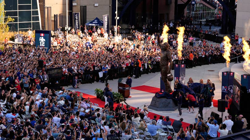 Humbled and honored': Tom Brady statue unveiled outside Gillette