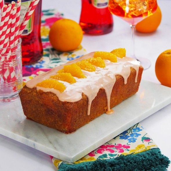 preview for Aperol spritz loaf cake