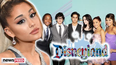 preview for Ariana Grande & REUNITES With 'Victorious' Co-Star At Disneyland!