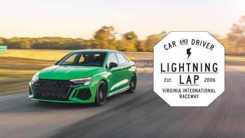 Lightning Lap 2023での2022 Audi RS3のプレビュー