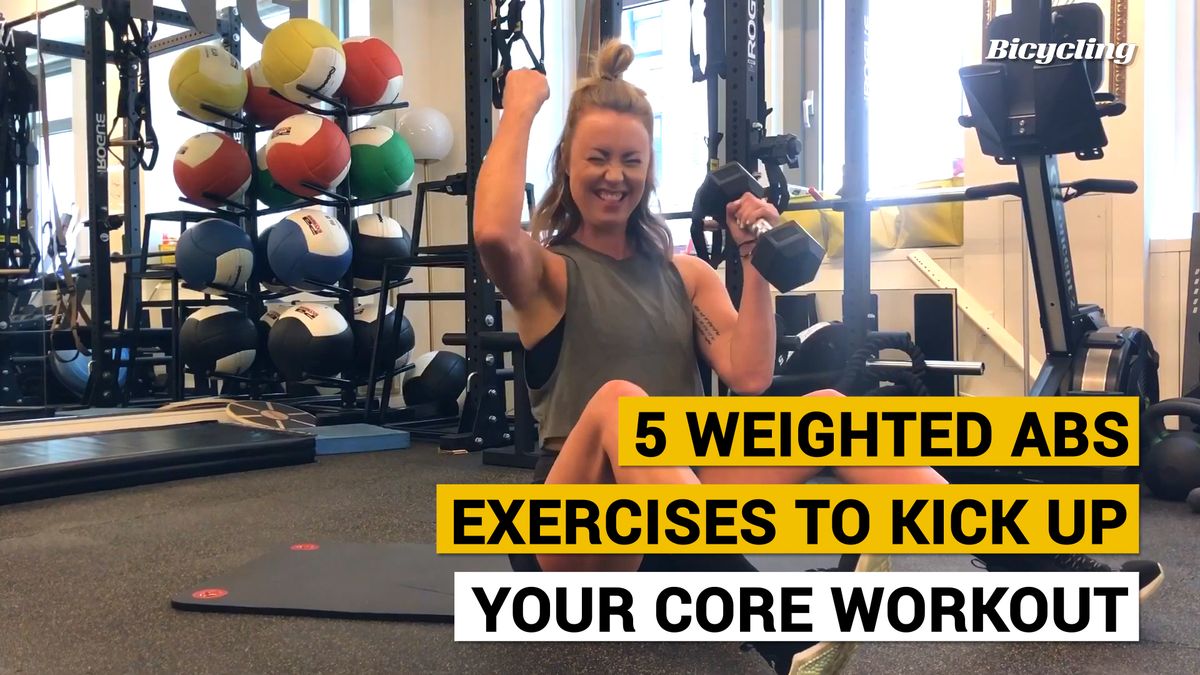 preview for 5 Weighted Abs Exercises to Kick Up Your Core Workout