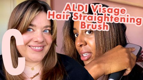 preview for Testing Aldi's £14 hair straightening brush