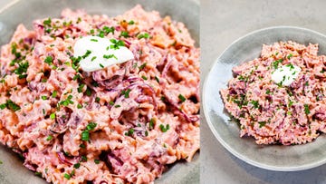 beetroot and feta pasta