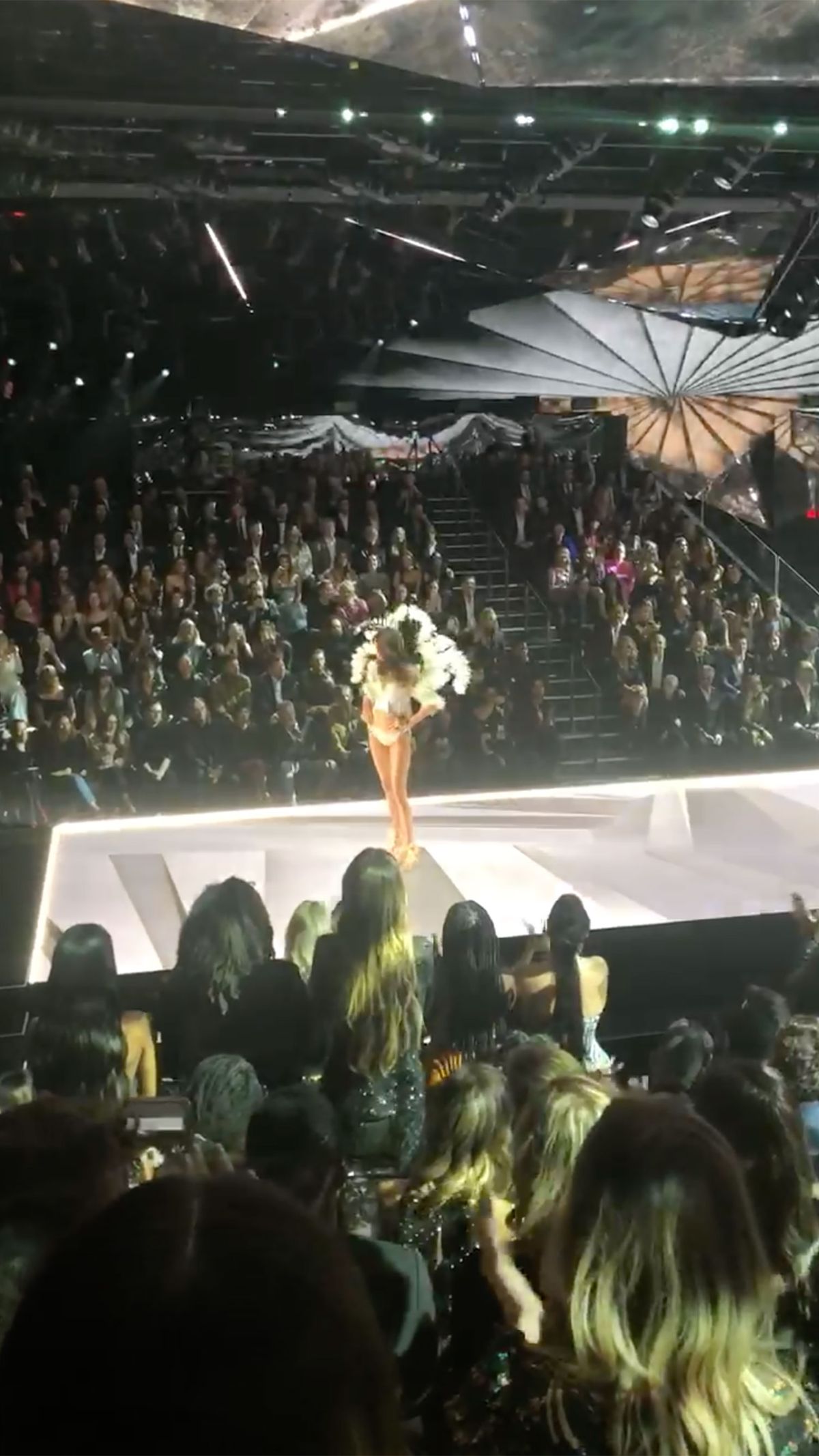 preview for The Weeknd Gives Bella Hadid a Standing O at the VS Fashion Show