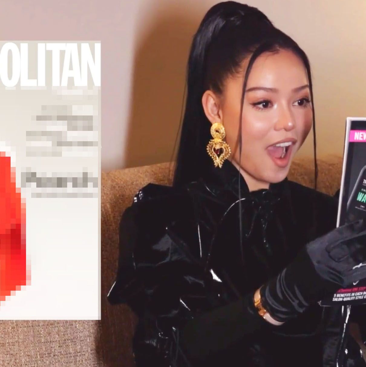 Bella Poarch Had the Absolute Sweetest Reaction to Seeing Her Cosmo Cover For the First Time!