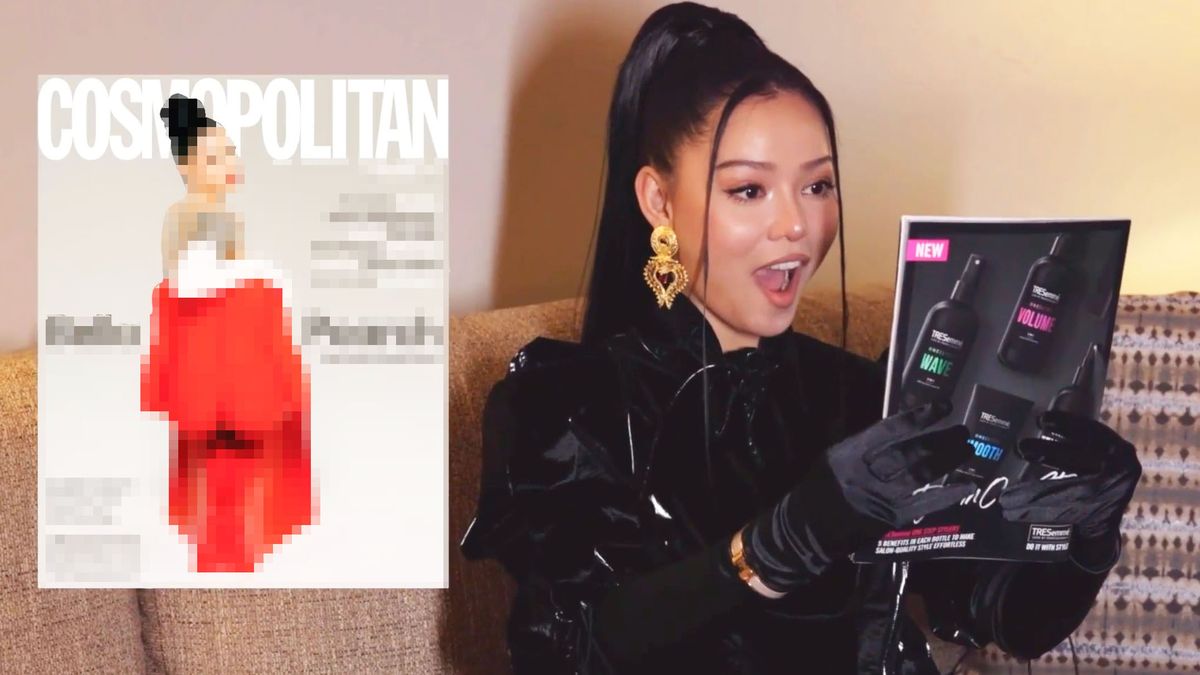 preview for Cosmopolitan Cover Star Bella Poarch Cries Seeing Her Cover! | Cosmopolitan