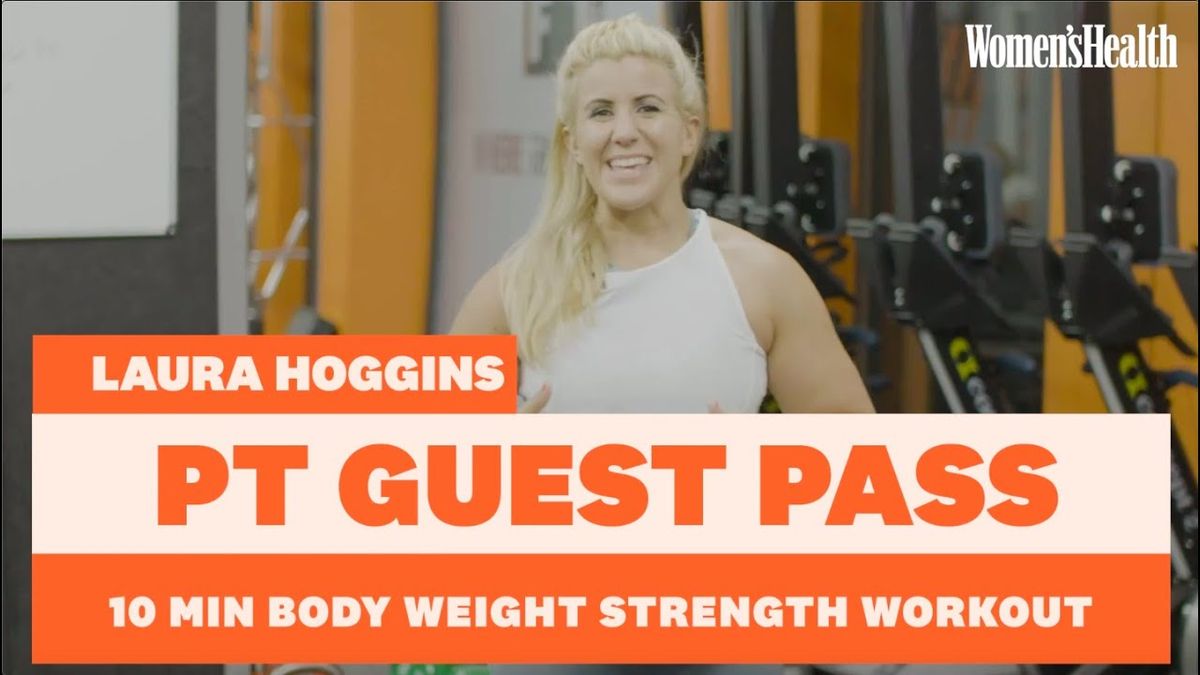 preview for 10 Minute Bodyweight Strength Workout with Laura 'Biceps' Hoggins  | Women's Health UK
