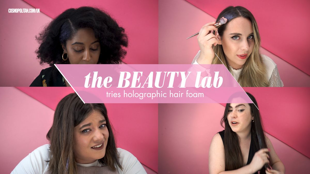 preview for The Beauty Lab tries holographic hair mousse
