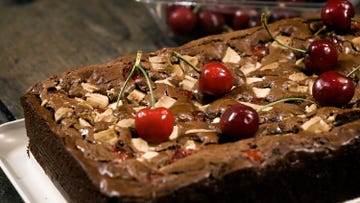 black forest brownies