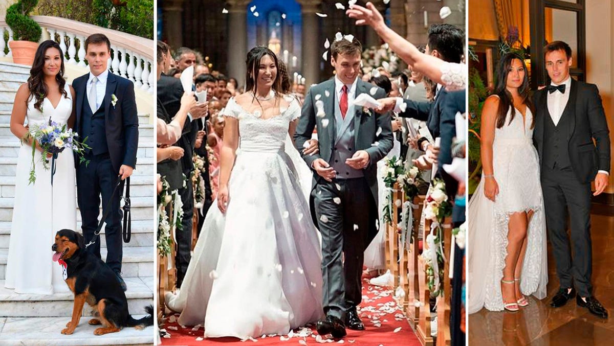 Boda Louis Ducruet, Boda Marie Chevallier, Rosa Clará, boda real, Boda Mónaco