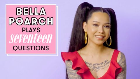 preview for Bella Poarch Never Learned How To Swim... But Was In The Navy??! | 17 Questions | Seventeen