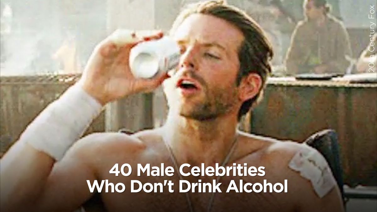 preview for 40 Male Celebrities Who Don't Drink Alcohol