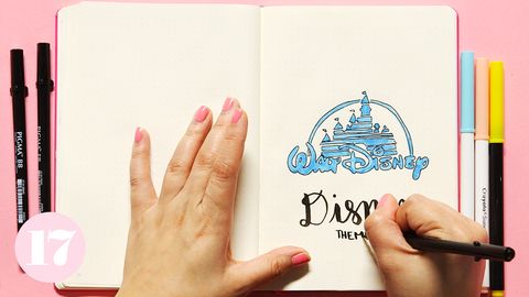 preview for Set Up Your Monthly Bullet Journal With A Disney Theme | Plan With Me