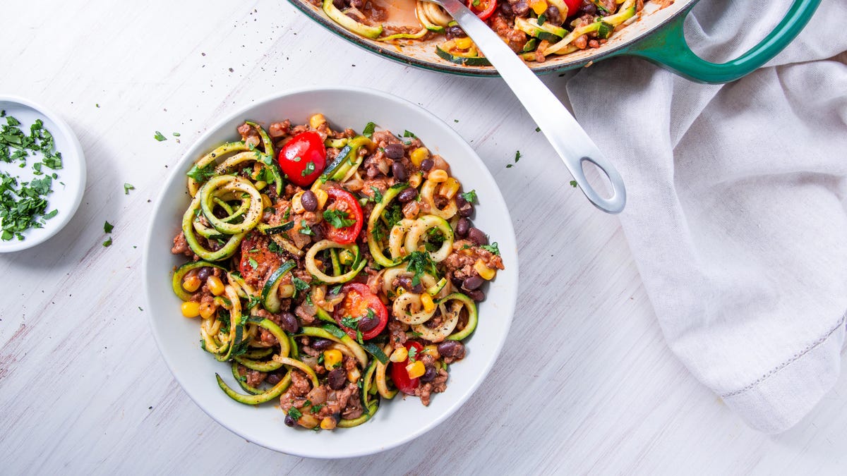 Video player poster image preview for These Burrito Zoodles Lack Absolutely Nothing