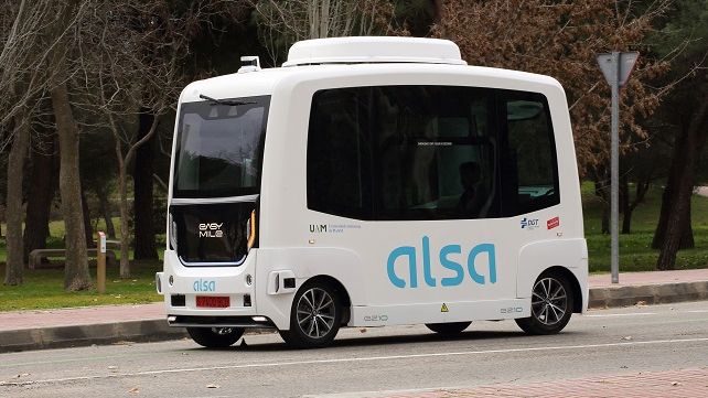 preview for Así es el primer bus autónomo que circula en España