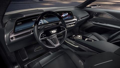 preview for 2023 Cadillac Lyriq Infotainment Design and Interface