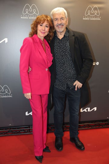 el presentador y su mujer en la fiesta de mario sandoval